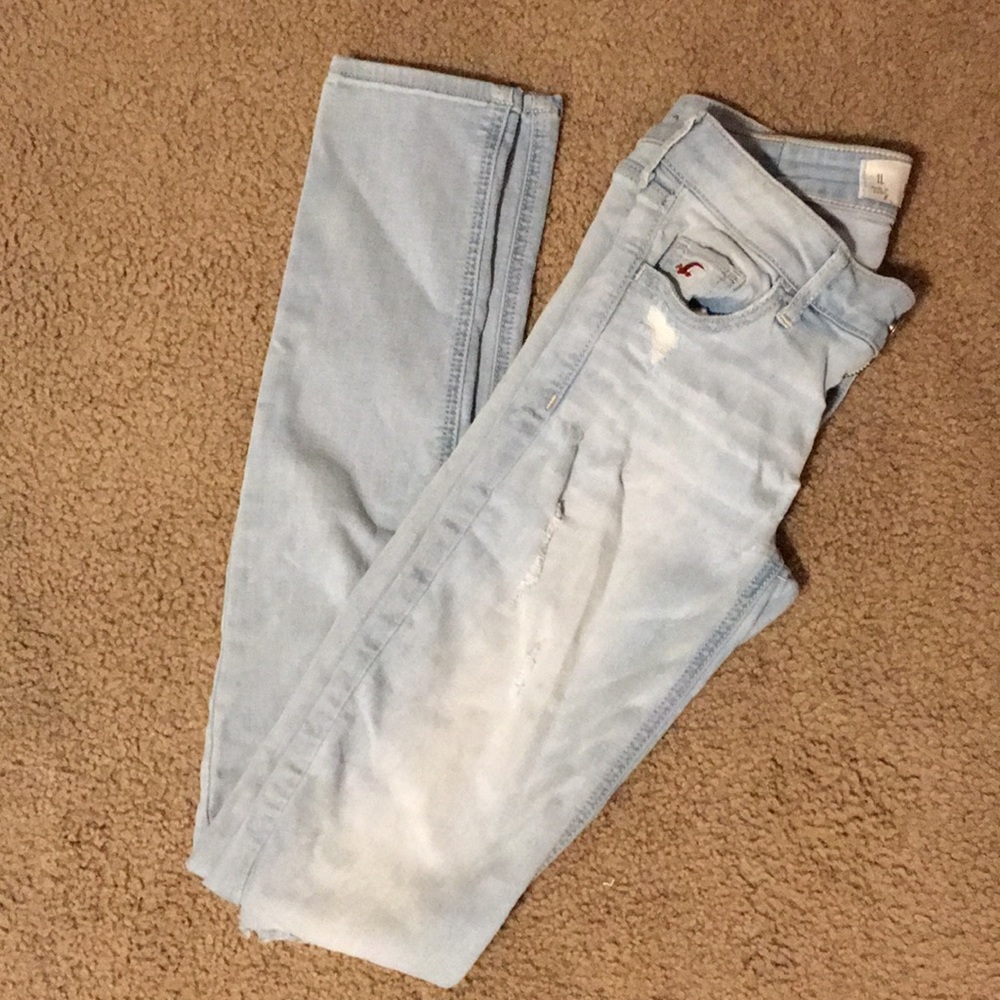Distressed skinny jeans- Long
